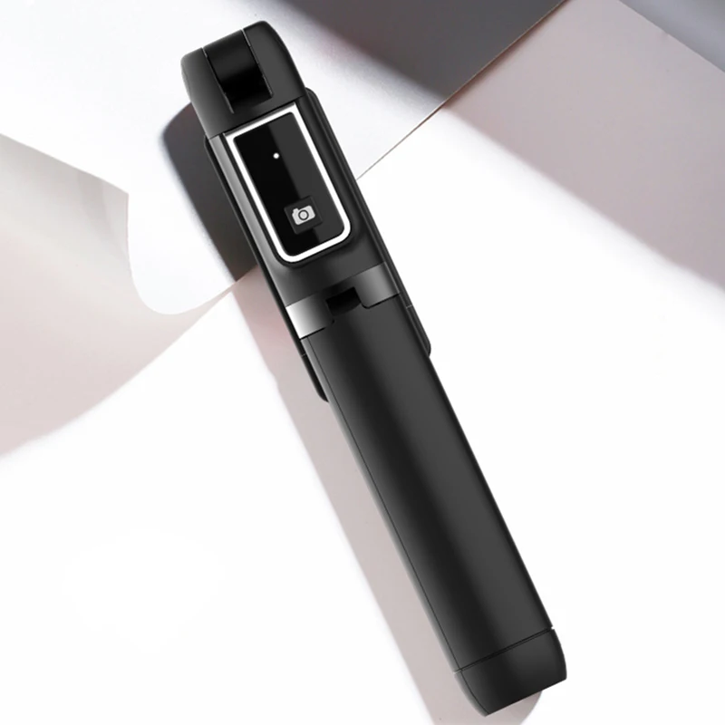 

Multi-function Remote Control Holder Wireless Handheld Mobile Phone Selfie Stick Holder With Tripod, Black/white