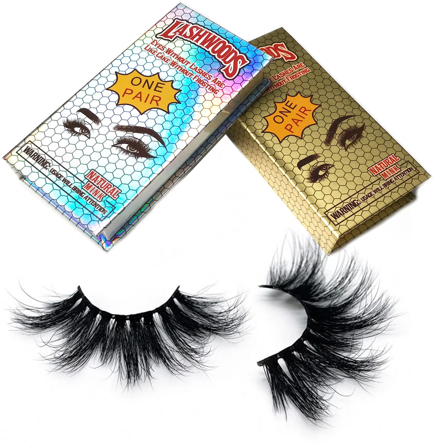 

Hot selling vendor packaging custom eyelashes box 25 mm 3D mink eyelashes, Natural black