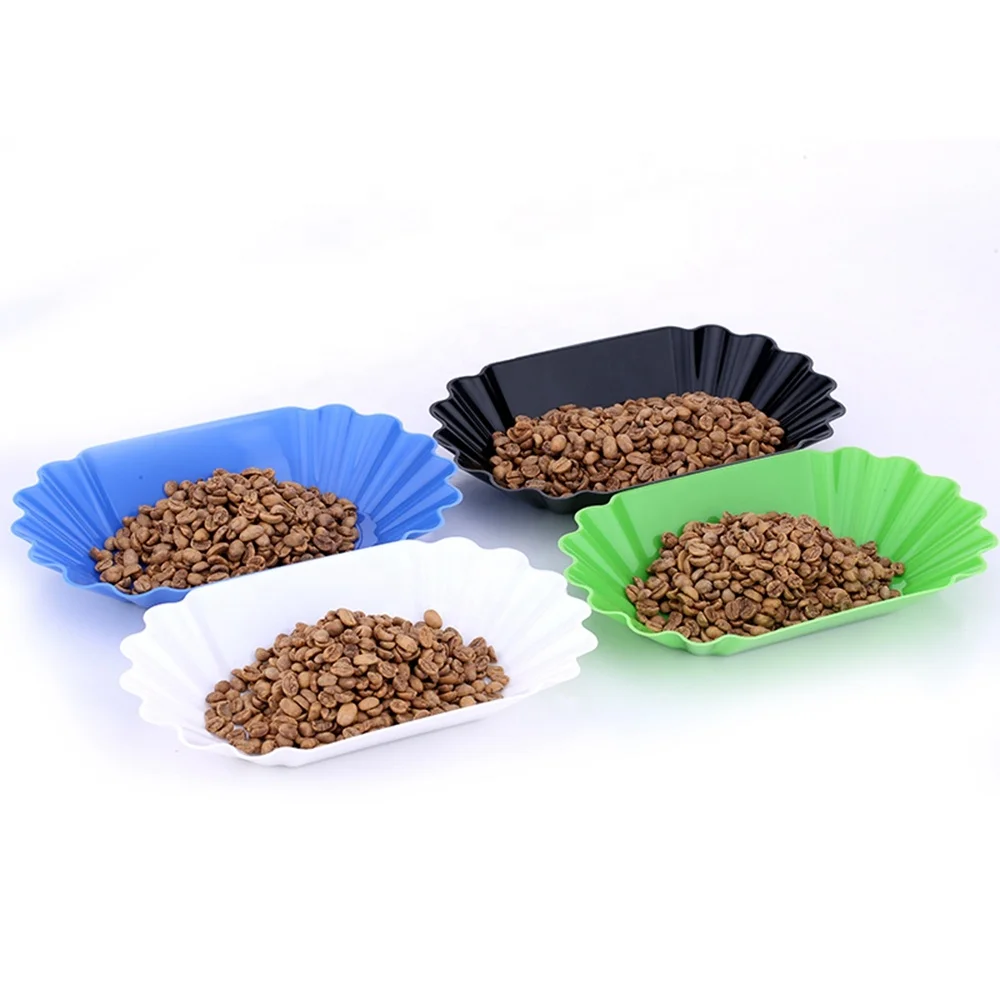 

BP300z Food Grade PP Plastic Coffee Barista Tools Coffee Bean Cupping Tray for Coffee Bean Collecting, White/blue/green/black...