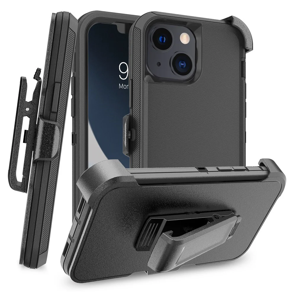 

360 Full Cover Heavy Duty Shockproof Belt Clip Holster Phone Case Defender For Samsung Galaxy S22 Case