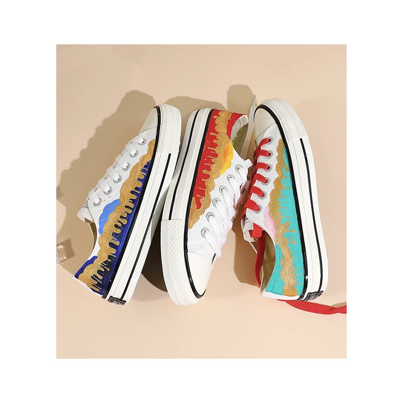 

Custom Design Skateboard Shoes Canvas Summer Shoes Casual Sneakers
