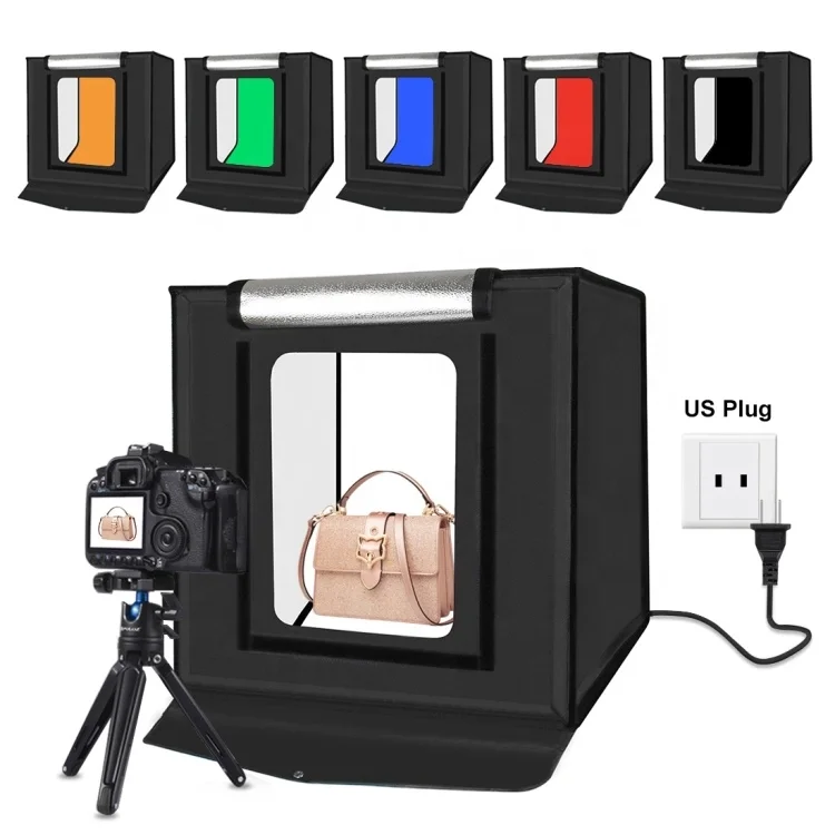 

40cm All-in-One Smartphone Photography Portable Studio Photo Shoot Box Studio Kit LED Light Box