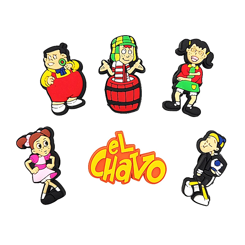 

UNN El chavo Soft PVC shoe charms Clog shoe decorations for gift shoe charm clog charm 2023