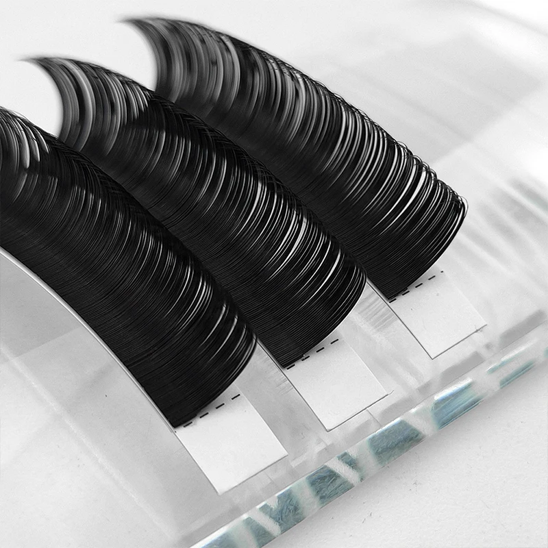 

Wholesale Individual Eyelash Extensions Classic Lashes Extension Korean PBT Eyelash Extensions With Eyelash Packaging Box, Natural black