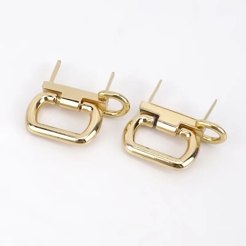 

MeeTee BF024 Alloy Bag Chain Hook Buckle Hardware Accessories Handbag Clasp Movable D Ring Bag Straps Side Connector Buckles