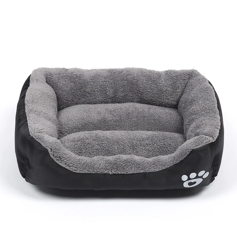 

Luxury All Weather Dual Use Double Sided Plush Pet Beds & Accessories Breathable Couch Fluffy Nest Large Rectangle Sofa Bed Dog