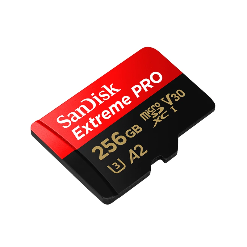 

100% Original Sandisk Micro SD Card 256GB 64gb 128GB Extreme Pro C10 A2 V30 U3 Memory Card Up to 170M/S with Adapter
