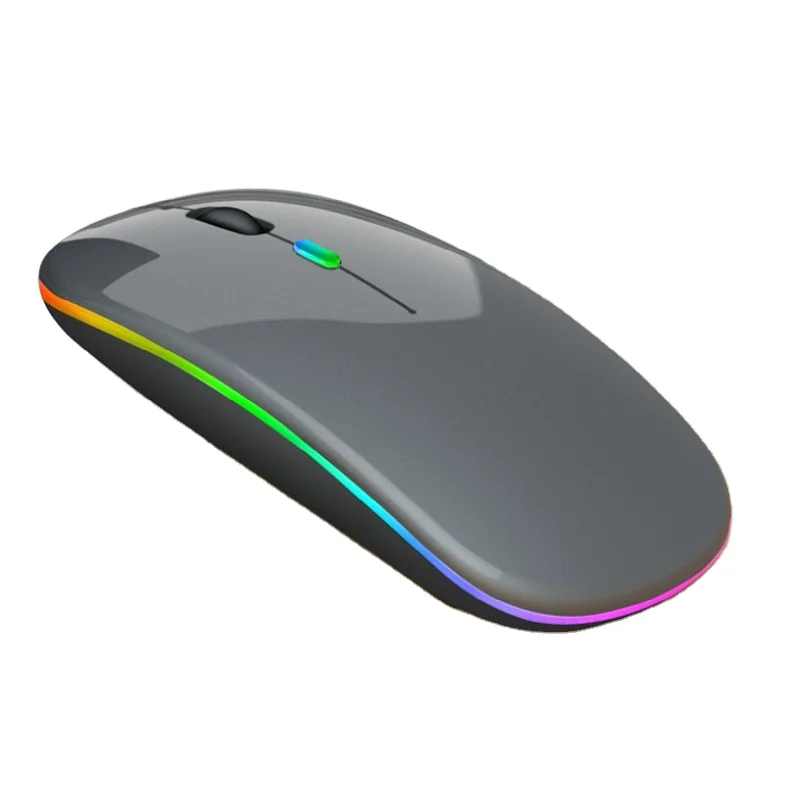

Newest Silent 2.4 G Wireless Mouse Portable Wireless Mouse RGB Rechargeable