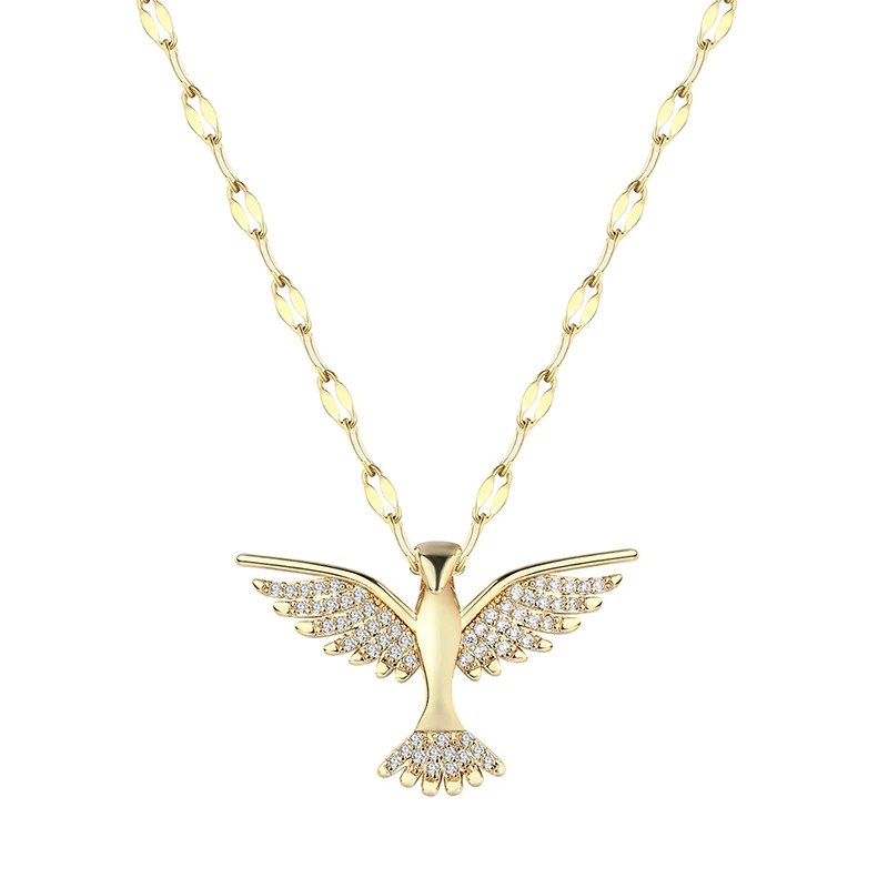 

Picture memory copper diamond pendant necklace children's hope initial heart guangzhou geometric necklace hiphop