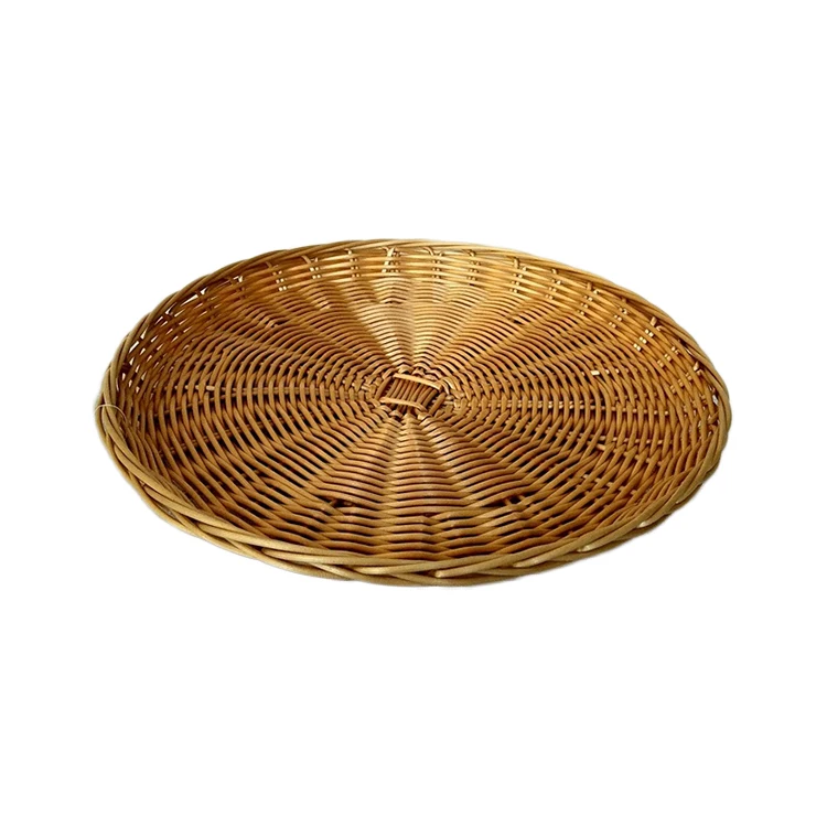 

Handmade Light Brown Pp Rattan Woven Bread Basket
