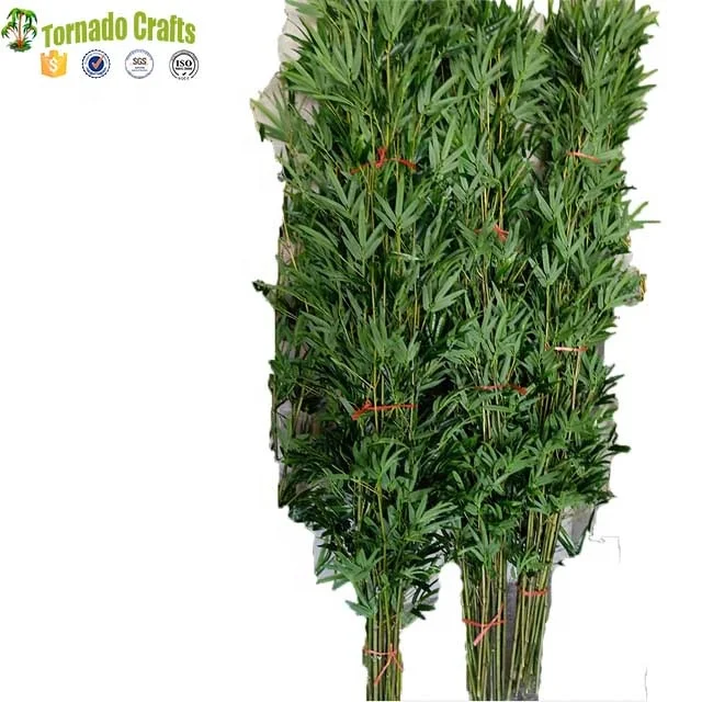 

High-grade Lucky Poles Sell Artificial Bamboo Tree Decorative, Natural color;yellow