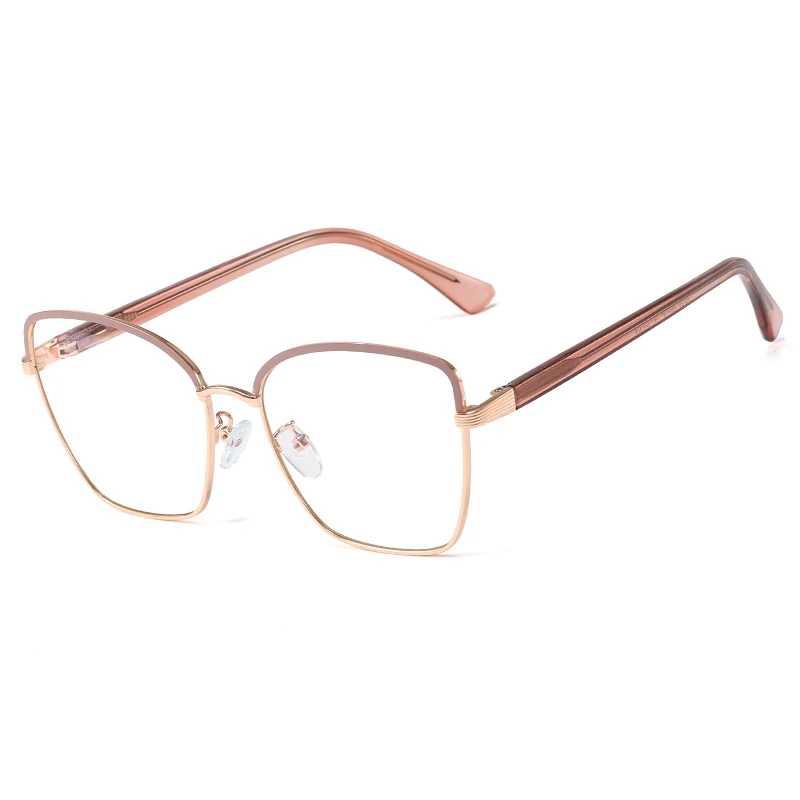 

SHINELOT95720 2021 New Fashion Brand Design Vintage Rimless Pilot Sunglasses Women Retro Cutting Lens Gradient SunGlasses Female