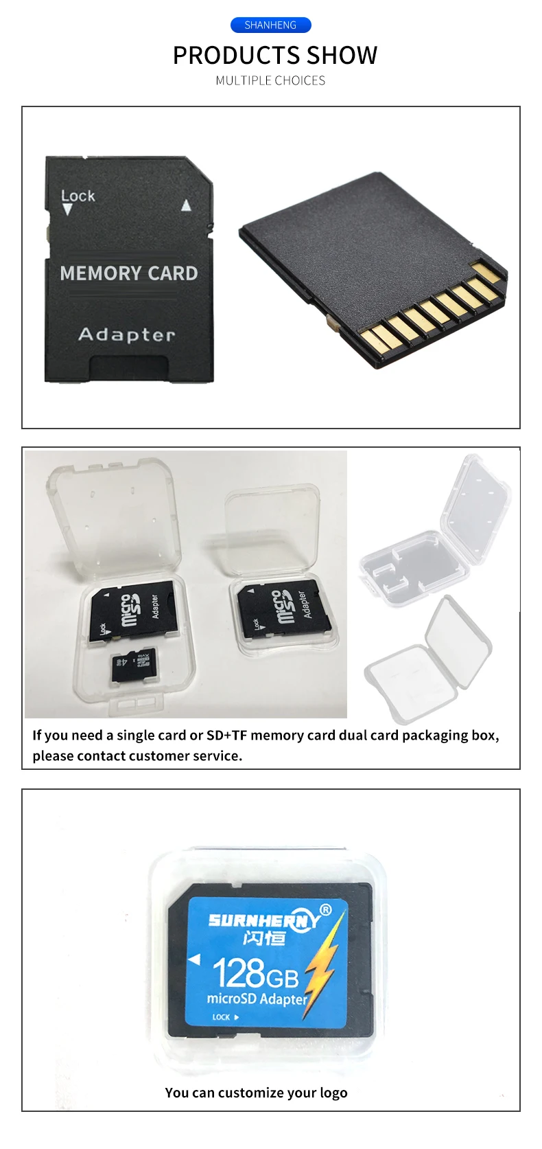 Factory Price Wholesale SD Card Adapter for Micro SD TF Memory Card - ANKUX.COM