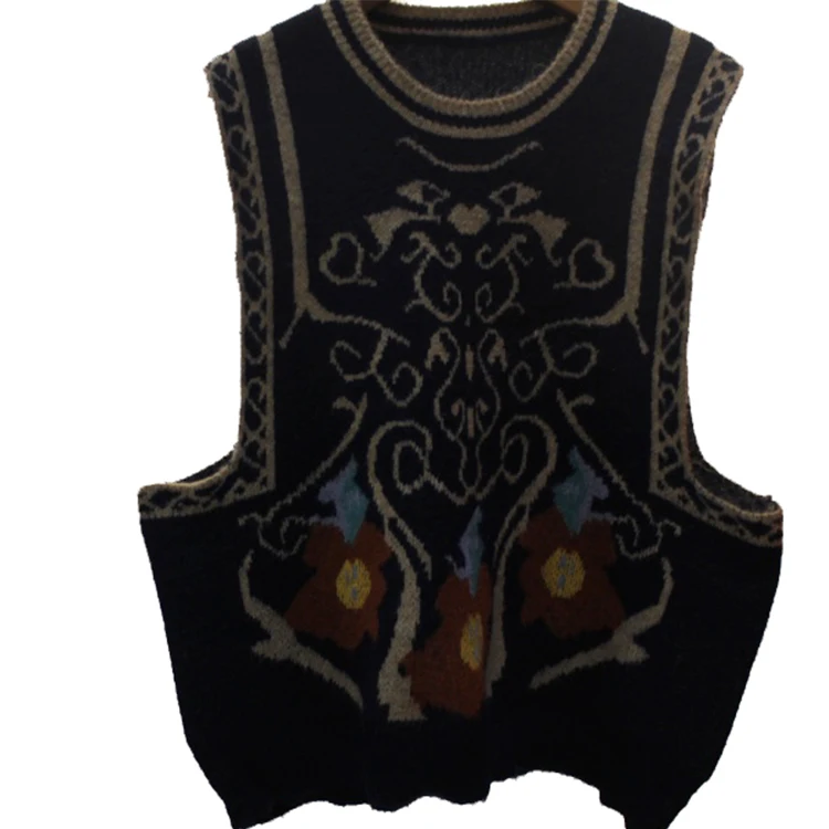 

Good quality factory directly Women's top Crochet knitted vest Fashion trend piece on sale