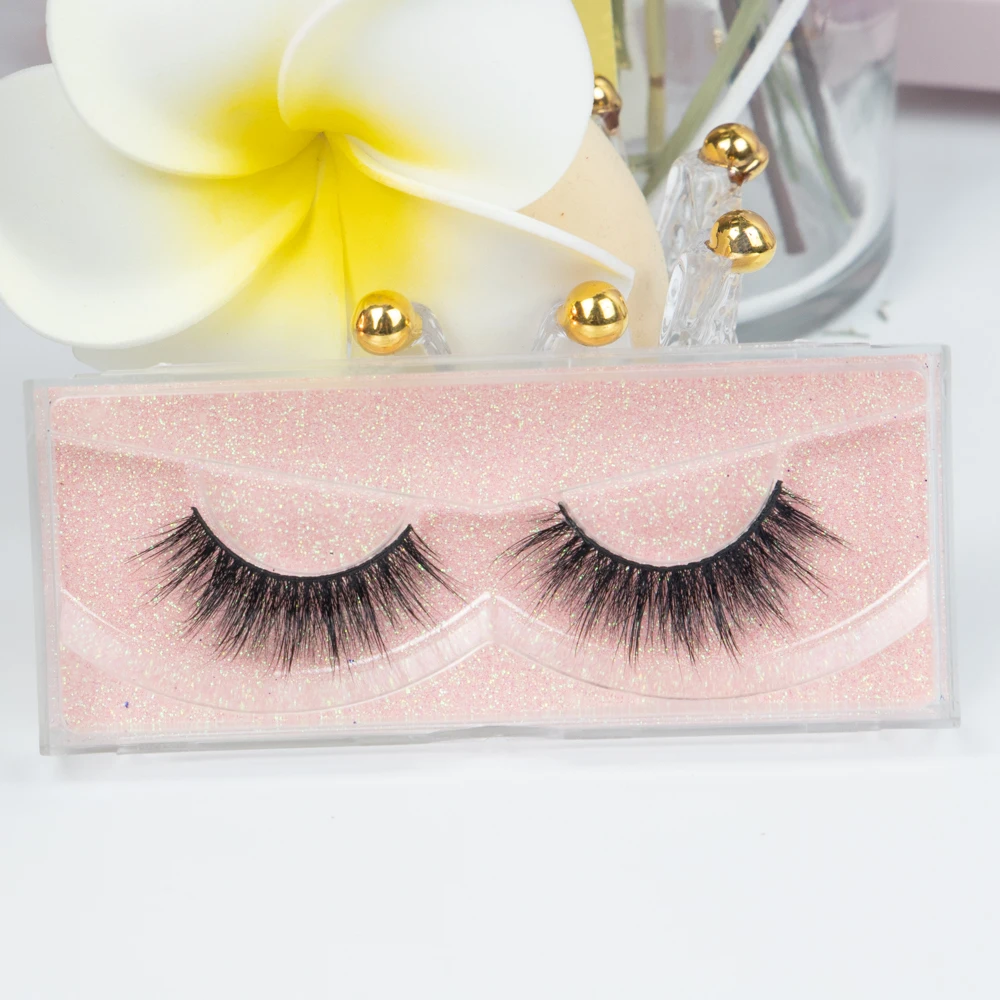 

D65 luxury Siberian mink real false eyelashes 3D effect