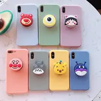 

Colorful Cartoon Mike Bear Totoro Lovely Cute Soft Case for iPhone Xs XsMax Xr 6 7 8 Plus