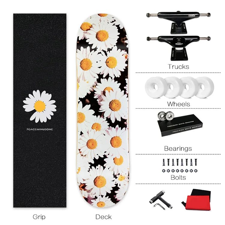 

Wholesale Park Bearings 4 Wheel Wooden Skateboard, Customized color