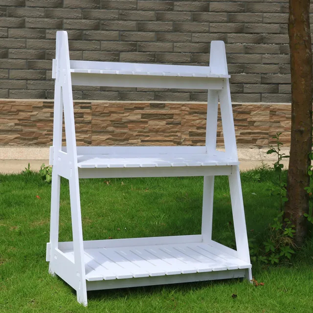 

White wooden waterproof multi shelf, White/green/pink/yellow...