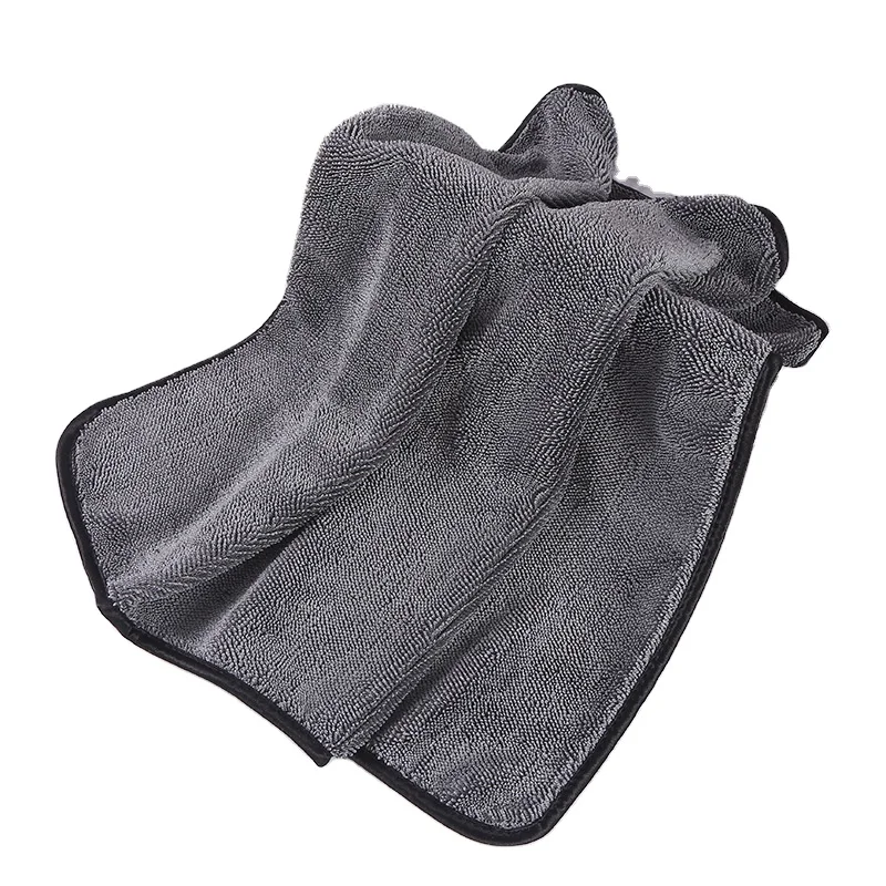 

wholesale Ultra kitchen reusable cleaning thick dish cloth Large Auto Detailing 1200GSM 1600 gsm microfiber Car Drying Towel