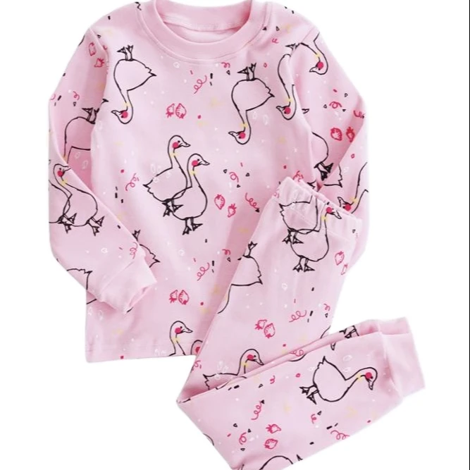 

Round neck printing Parent-child suit kids children pajamas, Picture