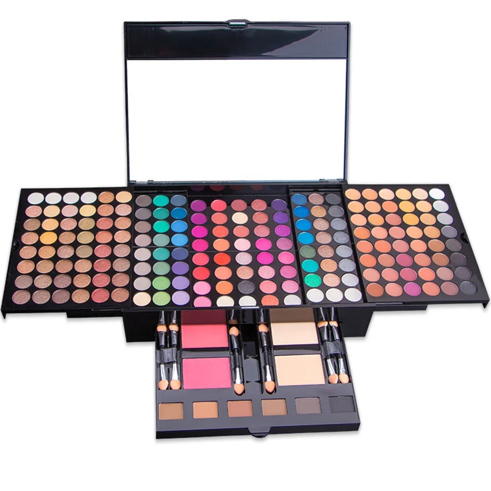 

Make Up eye shadow cosmetics custom glitter 194 colors private label waterproof eyeshadow palette