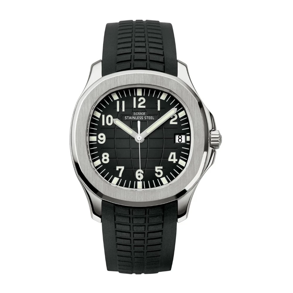 

LGXIGE LM019 popular China man quartz watch cool Rubber band Luminous date display arabic Leisure watch design