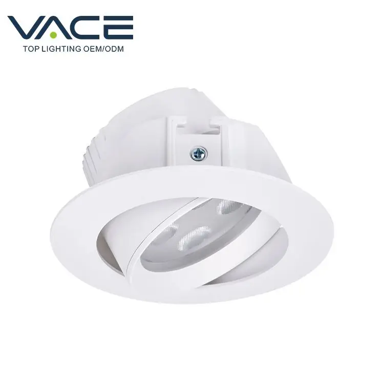 5W Factory wholesale home shop Plastic competitive down light ceiling led spotlight beaded lens