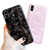 

Black Pearly-lustre Shell IMD Soft TPU Mobile Phone Case For iPhone XR