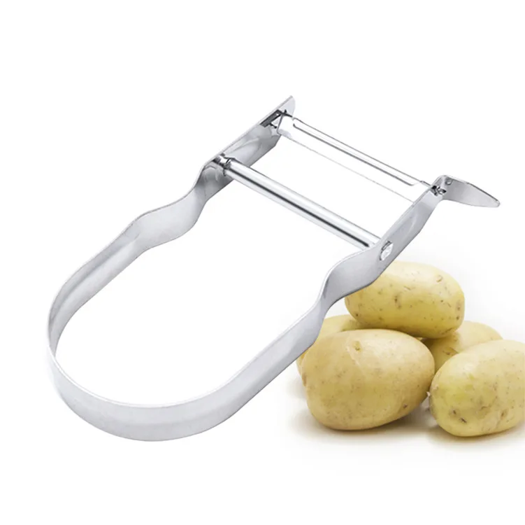 

Vegetables Fruit Peeler Double Planing Grater Tools High Quality Stainless Steel Potato Cucumber Carrot Grater, As photo