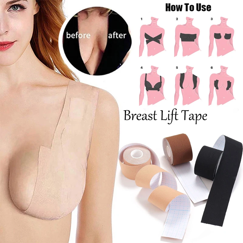 

Ladymate ODM/OEM Sujetadores de cinta adhesiva Invisible para mujer invisible Bra adhesive tape push-up nipple cover boob tape