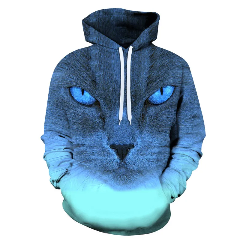 

Fierce cat head pattern 3D Sublimation Sweater