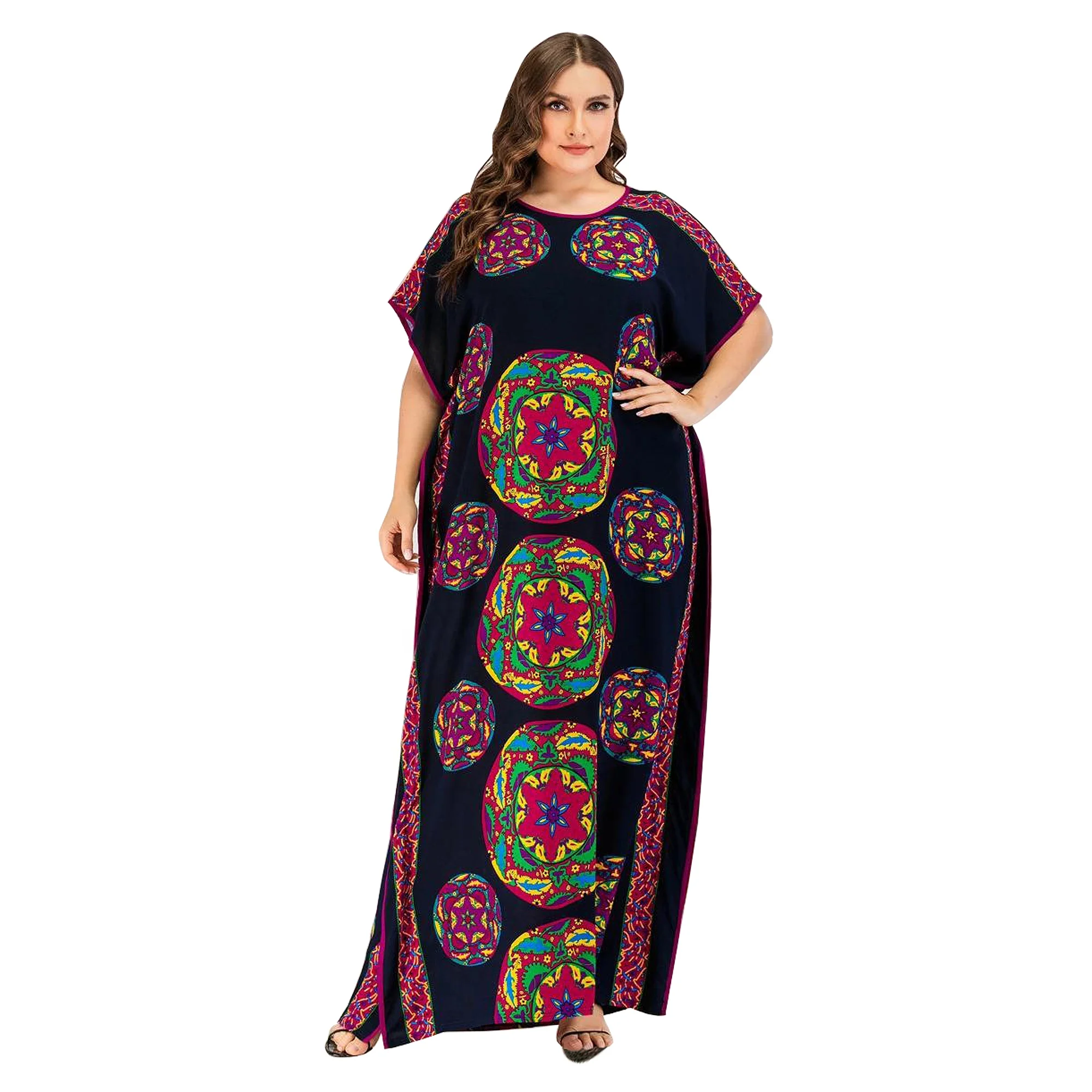 

Plus Size India Women Muslim Dress Islamic Clothing Kaftan