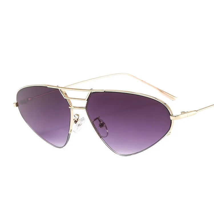 

2020 Vintage Cat Eye Sunglasses Women Luxury Brand Glasses Trendy Ladies Gradient Shades Sunglasses, Mix color or custom colors