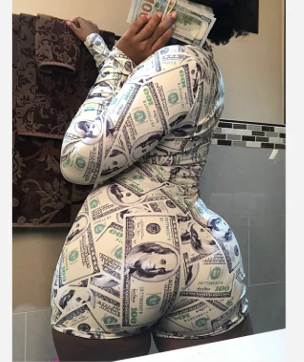 

2020 new pajamas sleep wear onsies sexy adult one piece money onesie for women