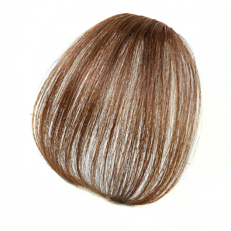 

Wholesale Factory Natural Human Clip In Hair Bangs For Women Fringe, Pic showed