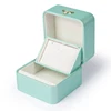 Customised pu leather cube led light deer head oem jewellery box
