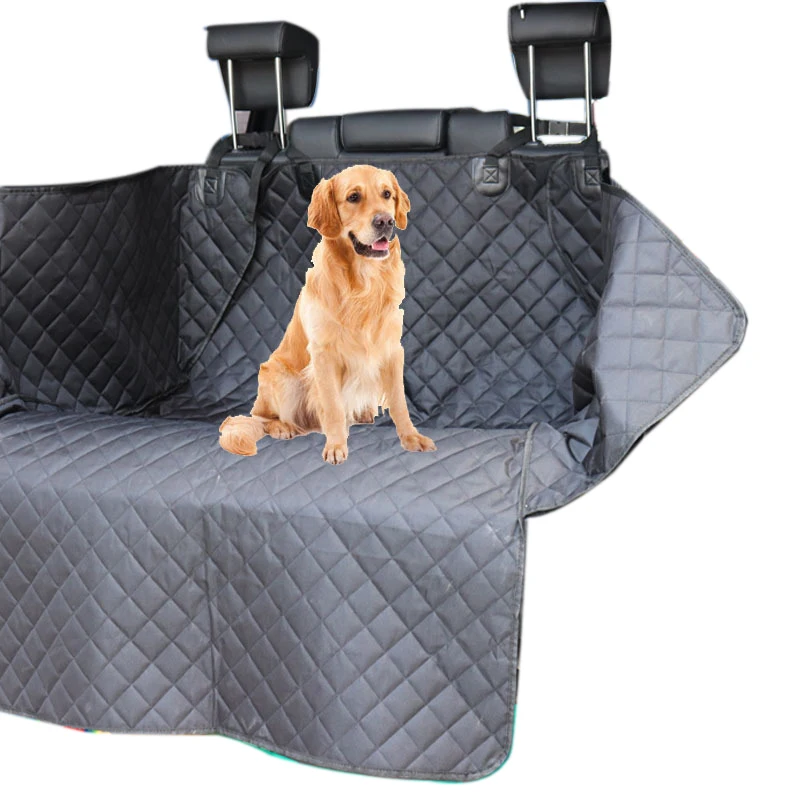 

The Pet Dog Car Trunk Cushion Waterproof Adjustable Dog Car Seat Cover for Cars, Trucks, SUVs, Grey