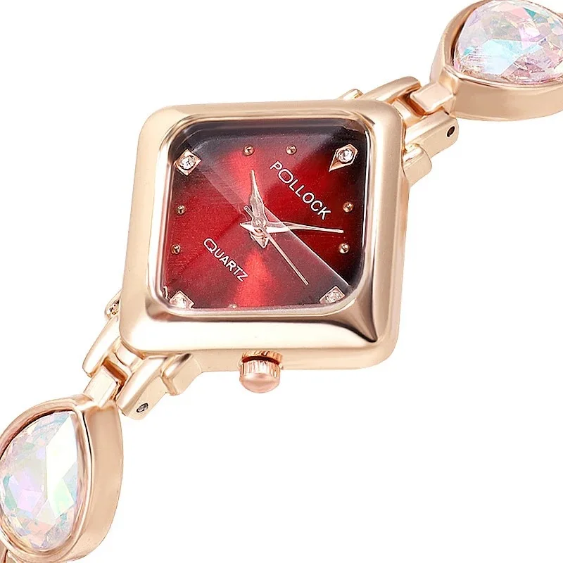 

Fashion Watch New High-quality Authentic Diamond Inserts Quartz Watch Swiss ladies Decorative Watches, 3 colors