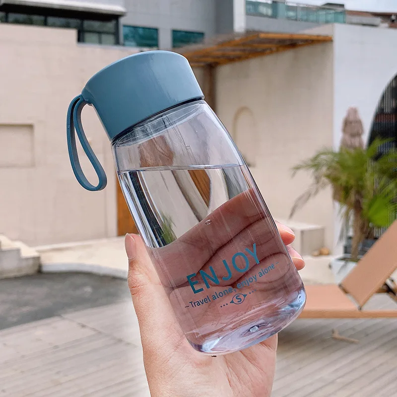 380ml Plastic Water Bottles Transparent Bottle Outdoor Sports