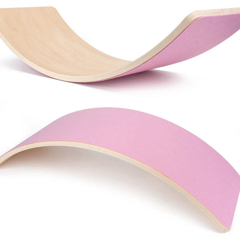 

Selling new wooden toy children's balance board, Blue, green, pink, yellow, gray