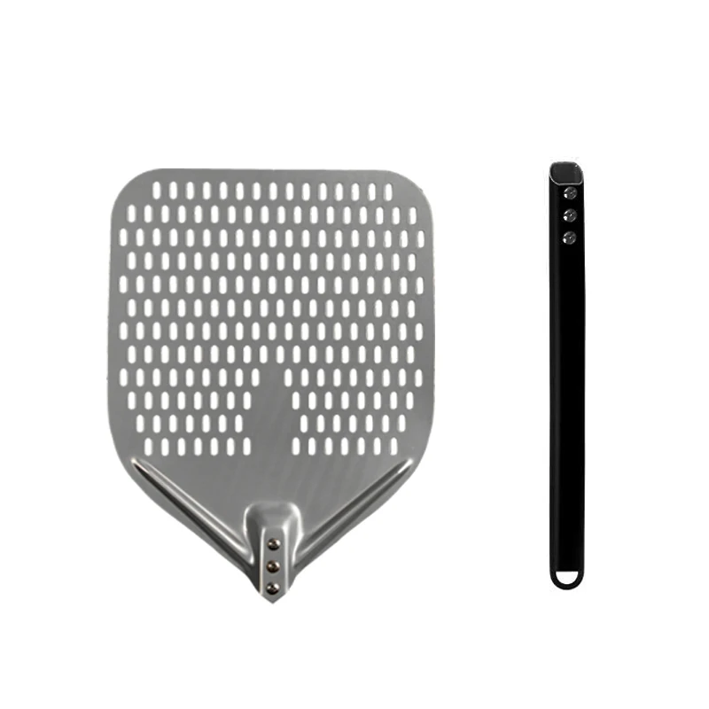 

pizza peel shovel with foldable aluminium handle 12''14''inch folding pizza turning peel Pizza shovel