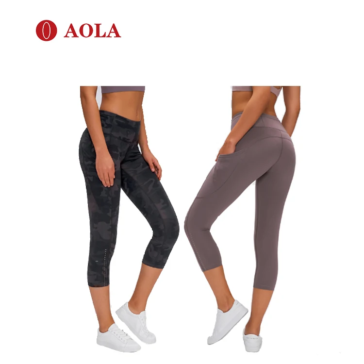 

AOLA Shapewear Shiny Spandex Skin Tight Sweat Thick Unique White For Women Seamless Leggings With Pockets, Black/blue/pink