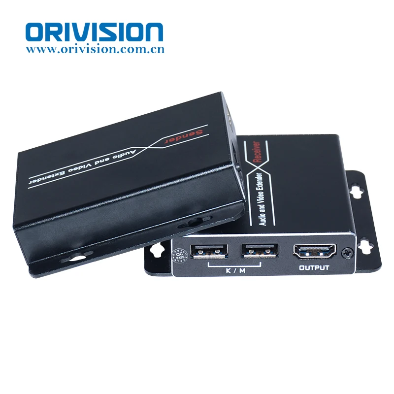 

New Arrival 60M 196ft HDMI KVM Over IP Extender Support 1080P 3D HDMI USB Extender