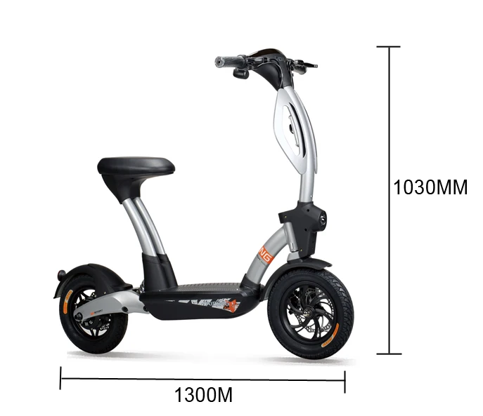 Smart Lightweight Electric Scooter Folding 30km/h Aluminum Alloy Frame