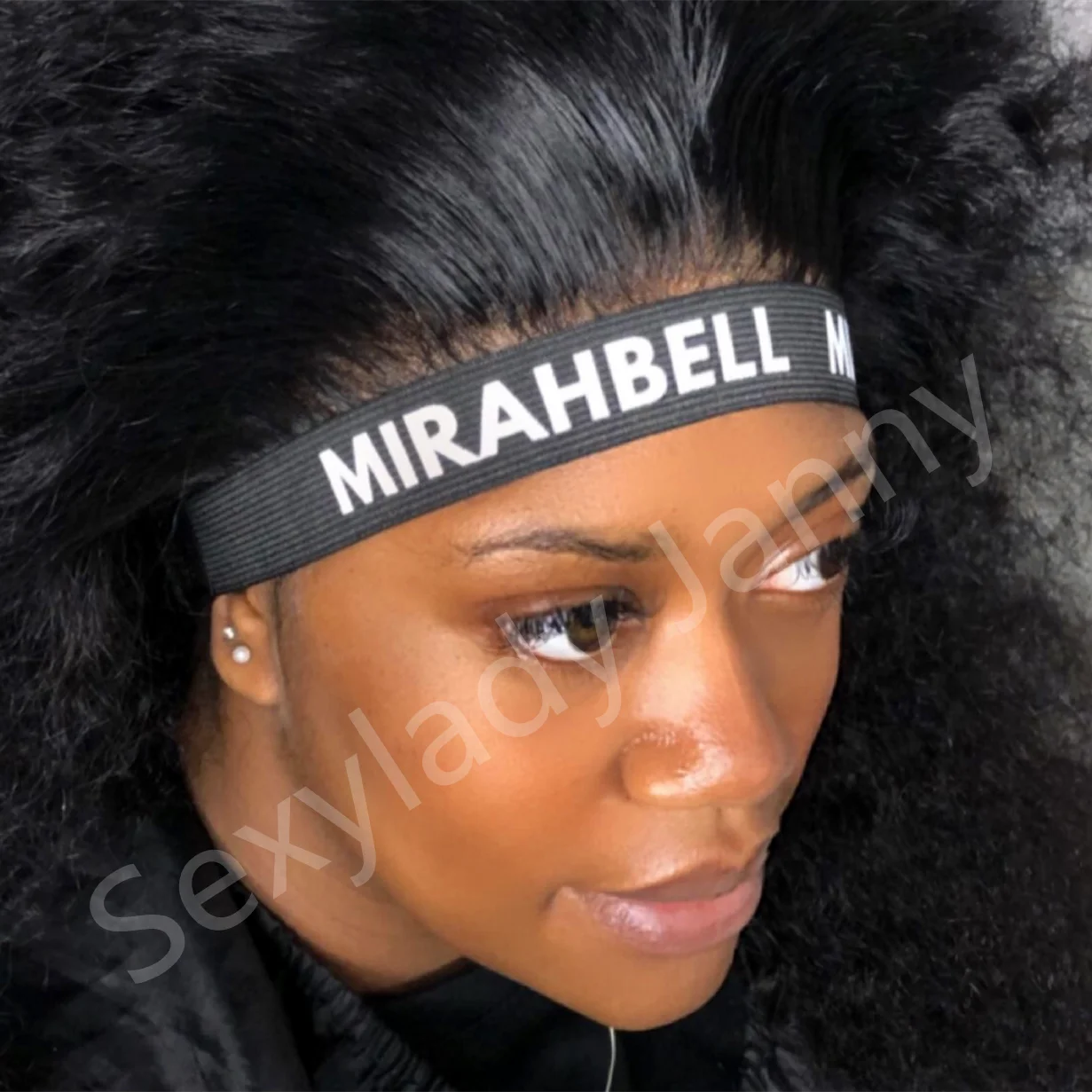 

Custom Adjustable Elastic Wig Band knitted Webbing with logo For hair bundle Wig, Custom color