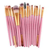 

15Pcs Makeup Brushes Set Eye Shadow Foundation Powder Eyeliner Eyelash Lip Make Up Brush Cosmetic Beauty Tool Kit Hot