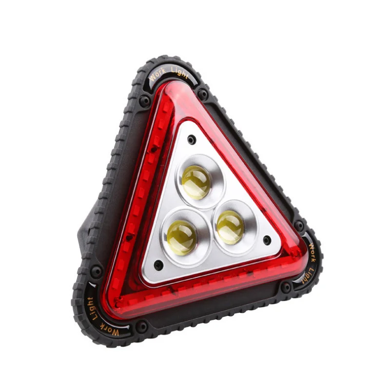 Triangle 3 COB LED work light USB rechargeable ultra bright work light