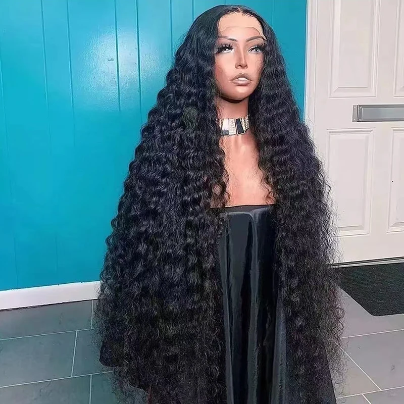 

Unprocessed Virgin Loose Deep Wave Pre Plucked 100% Human Hair Lace Front Wigs Brazilian Indian Wig Lace Front For Black Women