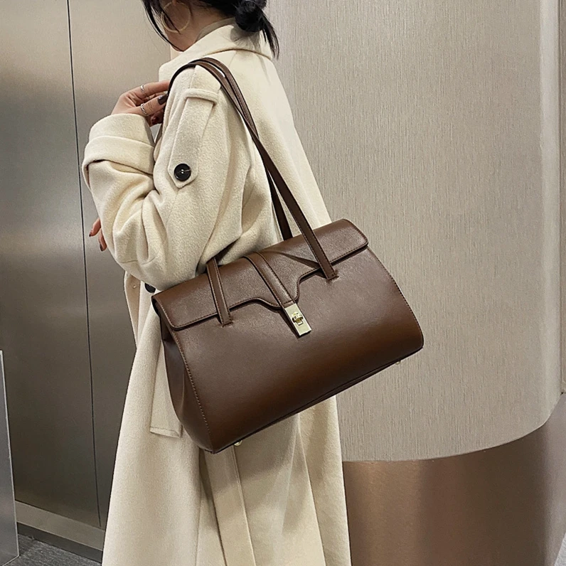 

XP1173 Simple messenger bag handbags niche portable platinum bag