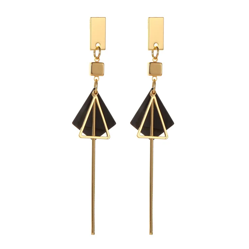 

Glamour fashion earrings jewelry tassel geometric stud earrings for women, As picture